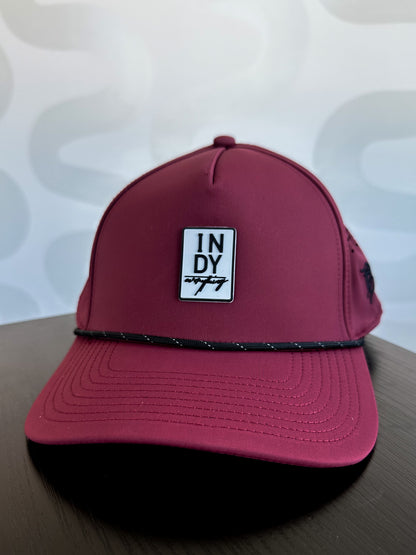 Monument Hybrid Hat - Maroon