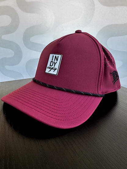 Monument Hybrid Hat - Maroon