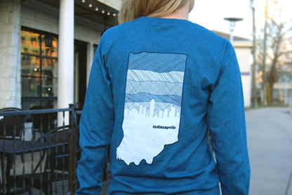 DOWNTOWN LONGSLEEVE TEE - Indy Over Everything